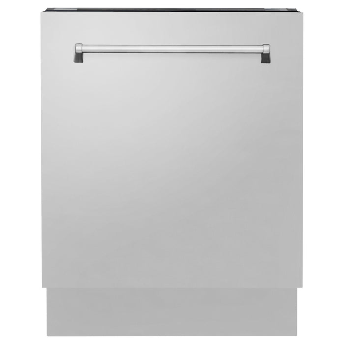 ZLINE 24 in. Top Control Tall Dishwasher In Stainless Steel with 3rd Rack DWV-304-24