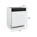 ZLINE 24 in. Top Control Tall Dishwasher In Stainless Steel with 3rd Rack DWV-304-24