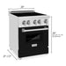 ZLINE 24 Inch 2.8 cu. ft. Induction Range with a 3 Element Stove and Electric Oven In Black Matte RAIND-BLM-24