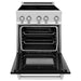 ZLINE Ranges ZLINE 24 Inch 2.8 cu. ft. Induction Range with a 3 Element Stove and Electric Oven In Black Matte RAIND-BLM-24