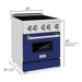 ZLINE 24 Inch 2.8 cu. ft. Induction Range with a 3 Element Stove and Electric Oven in Blue Gloss, RAIND-BG-24