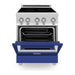 ZLINE 24 Inch 2.8 cu. ft. Induction Range with a 3 Element Stove and Electric Oven in Blue Matte, RAIND-BM-24