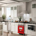 ZLINE Ranges ZLINE 24 Inch 2.8 cu. ft. Induction Range with a 3 Element Stove and Electric Oven in Red Gloss, RAIND-RG-24