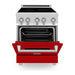 ZLINE 24 Inch 2.8 cu. ft. Induction Range with a 3 Element Stove and Electric Oven in Red Matte, RAIND-RM-24