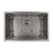 ZLINE 27 in. Meribel Undermount Single Bowl Stainless Steel Kitchen Sink with Bottom Grid, SRS-27