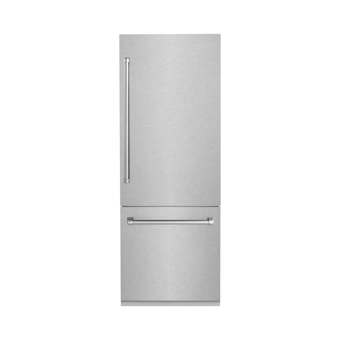 ZLINE 30" 16.1 cu. ft. Built-In Refrigerator with Internal Water and Ice Dispenser in Fingerprint Resistant Stainless Steel, RBIV-SN-30