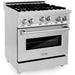 ZLINE 30 Gas Range, 30 Range Hood and Dishwasher Appliance Package