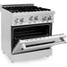 ZLINE Kitchen Appliance Packages ZLINE 30 Gas Range, 30 Range Hood and Dishwasher Appliance Package