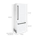 ZLINE 30 In. 16.1 cu. ft. Built-In Refrigerator with Internal Water and Ice Dispenser in White Matte with Matte Black Accents, RBIVZ-WM-30-MB