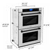 ZLINE Wall Ovens ZLINE 30 In. Autograph Edition Double Wall Oven with Self Clean and True Convection in Stainless Steel and Matte Black, AWDZ-30-MB