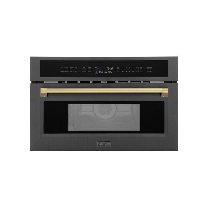 ZLINE Microwaves Black Stainless Steel / Bronze ZLINE 30 in. Built-in Convection Microwave Oven with Speed and Sensor Cooking