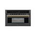 ZLINE Microwaves Black Stainless Steel / Gold ZLINE 30 in. Built-in Convection Microwave Oven with Speed and Sensor Cooking