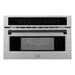 ZLINE Microwaves Stainless Steel / Black ZLINE 30 in. Built-in Convection Microwave Oven with Speed and Sensor Cooking