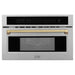 ZLINE Microwaves DuraSnow / Bronze ZLINE 30 in. Built-in Convection Microwave Oven with Speed and Sensor Cooking
