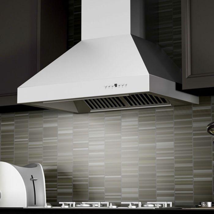 ZLINE 30 In. Convertible Outdoor Wall Mount Range Hood In Outdoor Approved Stainless Steel 667-304-30