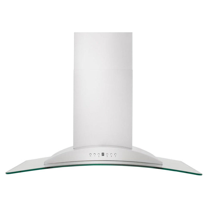 ZLINE 30 in. Convertible Vent Wall Mount Range Hood in Stainless Steel & Glass, KN-30