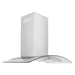 ZLINE 30 in. Convertible Vent Wall Mount Range Hood in Stainless Steel & Glass, KN4-30