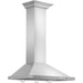 ZLINE 30 in. Convertible Vent Wall Mount Range Hood in Stainless Steel with Crown Molding, KBCRN-30