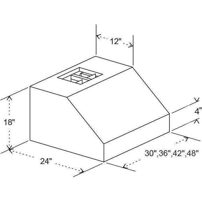 ZLINE 30 in. Copper Under Cabinet Range Hood 8685C-30