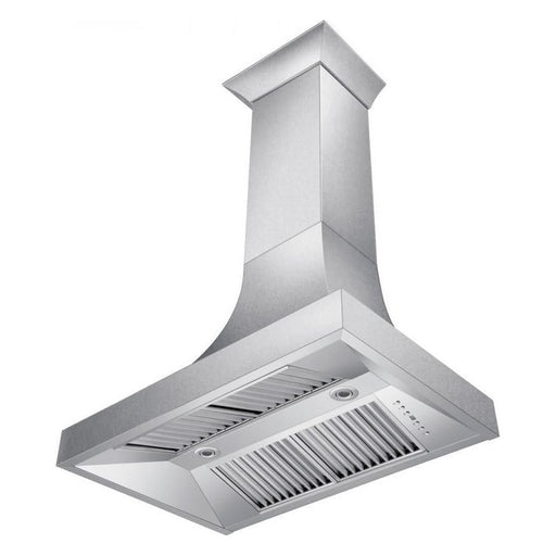 ZLINE 30 in. Designer Series DuraSnow Stainless Finish Indoor Wall Range Hood 8632S-30