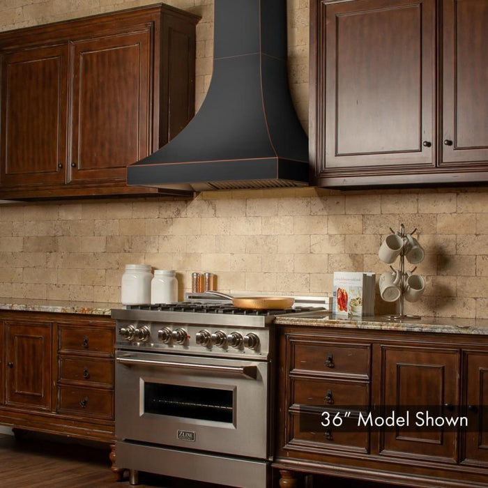 ZLINE 30 in. Designer Series Oil-Rubbed Bronze Wall Range Hood 8632B-30