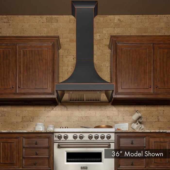 ZLINE 30 in. Designer Series Oil-Rubbed Bronze Wall Range Hood 8632B-30