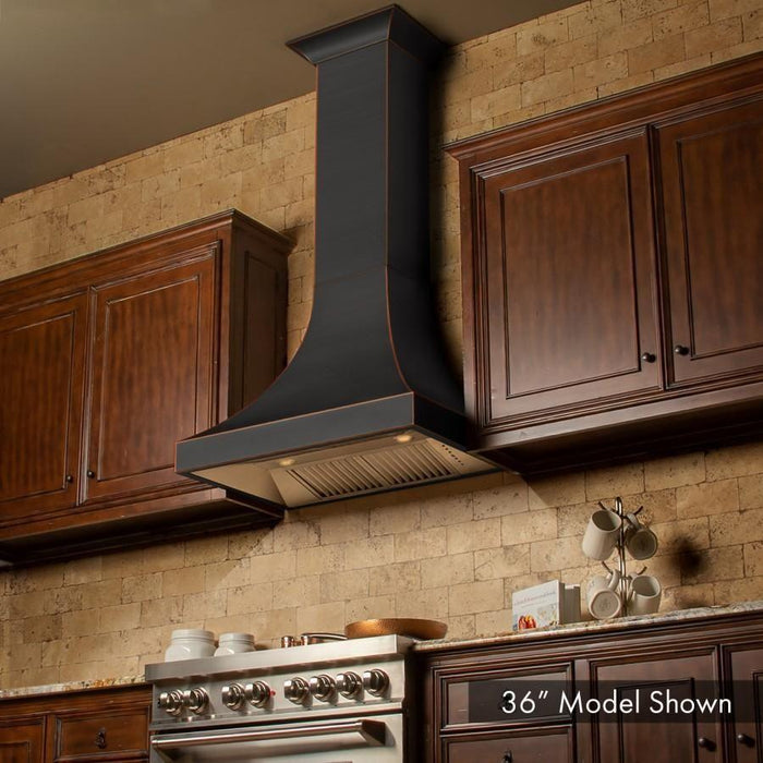 ZLINE 30 in. Designer Series Oil-Rubbed Bronze Wall Range Hood 8632B-30