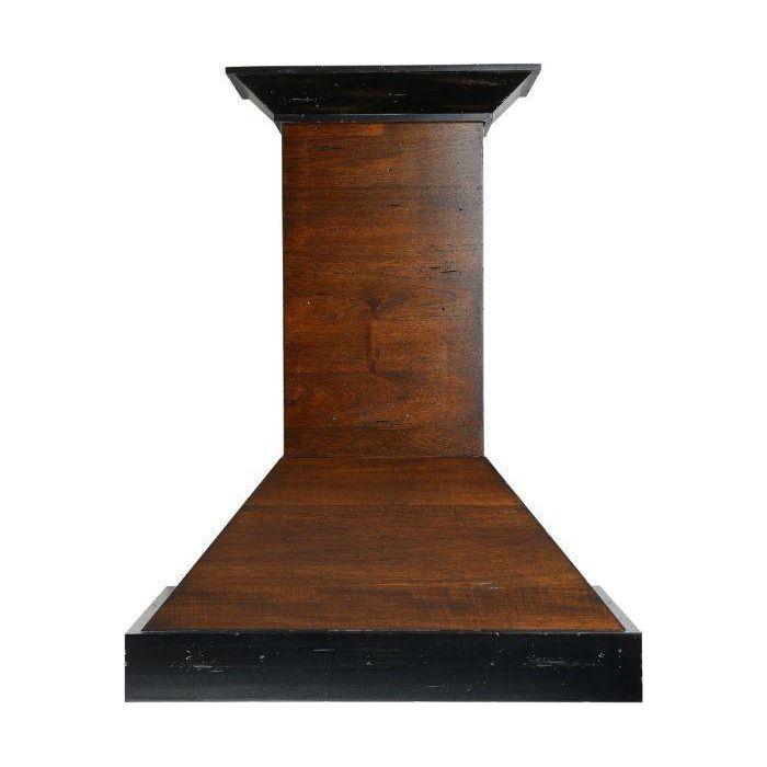 ZLINE 30 in. Designer Wooden Wall Mount Range Hood in Antigua and Walnut, KBAR-30