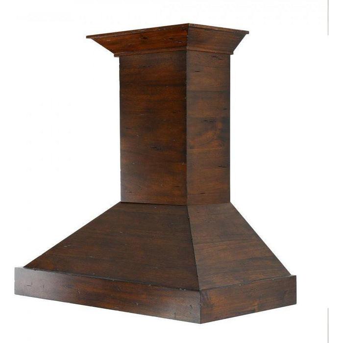 ZLINE 30 in. Designer Wooden Wall Mount Range Hood in Walnut, KBRR-30