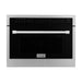 ZLINE 30 in. Dual Fuel Range, 30 in. Range Hood and Microwave Oven Appliance Package 3KP-RARHC30-DWV