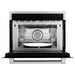 ZLINE 30 in. Dual Fuel Range, 30 in. Range Hood, Microwave Oven and 3 Rack Dishwasher Appliance Package 4KP-RARH30-MODWV