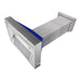 ZLINE 30 in. Ducted DuraSnow Stainless Steel Range Hood with Blue Matte Shell 8654BM-30