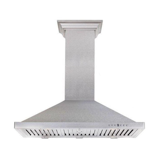 ZLINE 30 in. DuraSnow® Finished Stainless Steel Wall Mount Range Hood, 8KBS-30