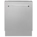 ZLINE 30 in. DuraSnow Stainless Dual Fuel Range, Ducted Vent Range Hood and Tall Tub Dishwasher Kitchen Appliance Package 3KP-RASRH30-DWV