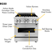 ZLINE Kitchen Appliance Packages ZLINE 30 in. Gas Range, 30 in. Range Hood and Microwave Oven Appliance Package 3KP-RGRHC30-DWV