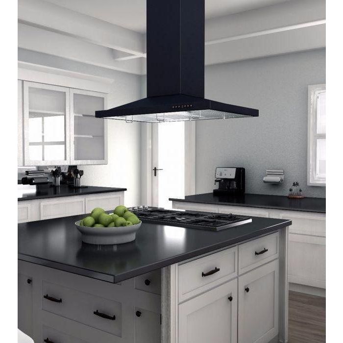 ZLINE 30 in. Oil-Rubbed Bronze Island Range Hood 8GL2Bi-30