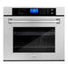 ZLINE 30 in. Professional 5.0 cu.ft. Single Wall Oven In DuraSnow Stainless Steel with Self-Cleaning AWSS-30