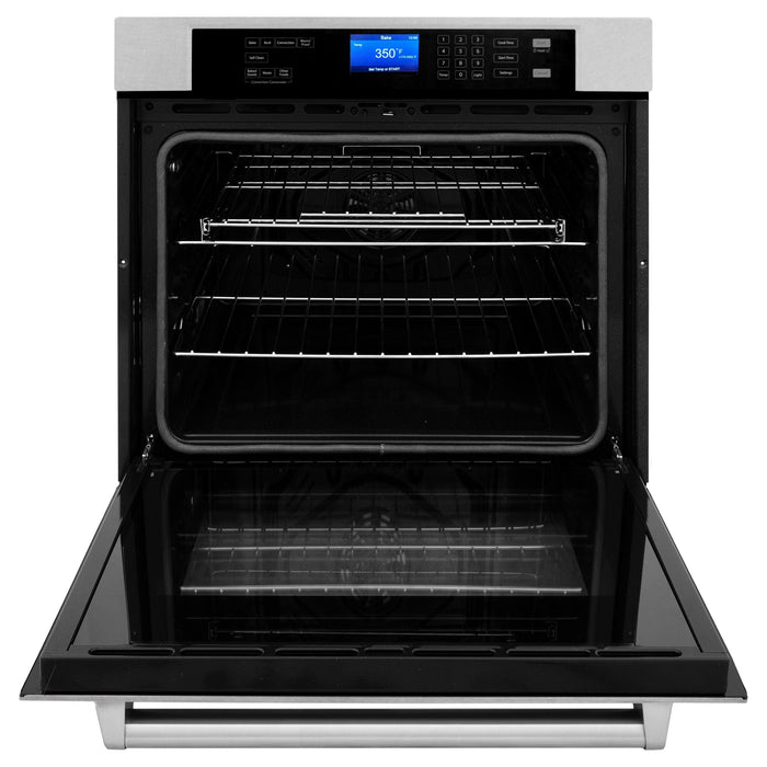 ZLINE Wall Ovens ZLINE 30 in. Professional 5.0 cu.ft. Single Wall Oven In DuraSnow Stainless Steel with Self-Cleaning AWSS-30