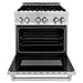 ZLINE 30 in. Professional Dual Fuel Range with Gas Stove and Electric Oven In Stainless Steel RA30