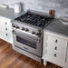 ZLINE 30 in. Professional Gas Range In Stainless Steel with DuraSnow Stainless Door RG-SN-30