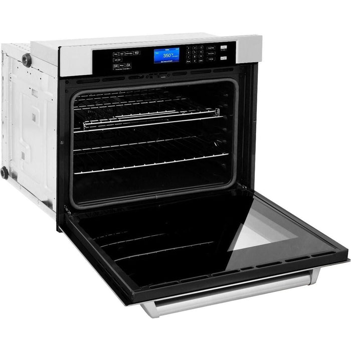 ZLINE 30 in. Professional Single Wall Oven In Stainless Steel with Self-Cleaning AWS-30