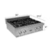 ZLINE 30 in. Rangetop with 4 Gas Burners RT30