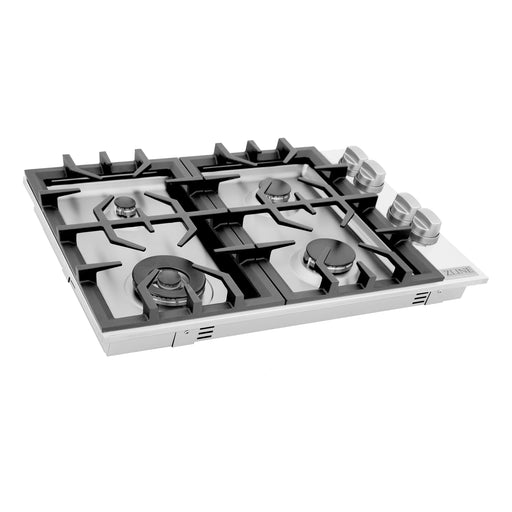 ZLINE Dropin Cooktops ZLINE 30 in. Stainless Steel Dropin Cooktop with 4 Gas Burners, RC30