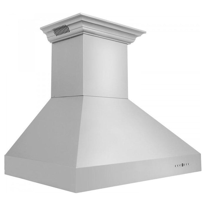 ZLINE 30 in. Stainless Steel Wall Range Hood with Built-in CrownSound Bluetooth Speakers 667CRN-BT-30