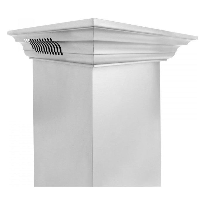 ZLINE 30 in. Stainless Steel Wall Range Hood with Built-in CrownSound Bluetooth Speakers 667CRN-BT-30