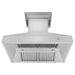 ZLINE 30 in. Stainless Steel Wall Range Hood with Built-in CrownSound Bluetooth Speakers 667CRN-BT-30