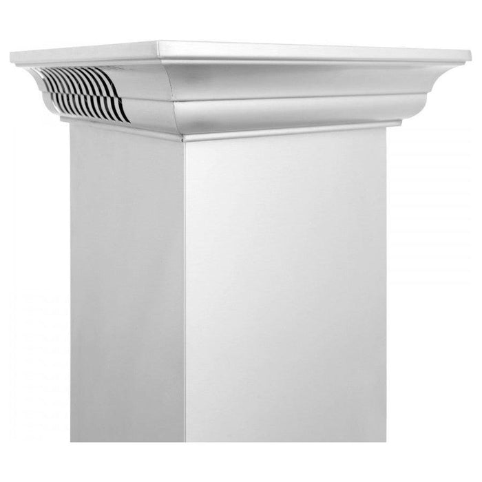 ZLINE 30 in. Stainless Steel Wall Range Hood with Built-in CrownSound Bluetooth Speakers KL3CRN-BT-30