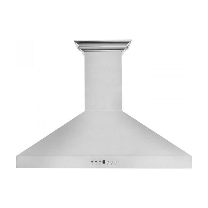 ZLINE 30 in. Stainless Steel Wall Range Hood with Built-in CrownSound Bluetooth Speakers KL3CRN-BT-30