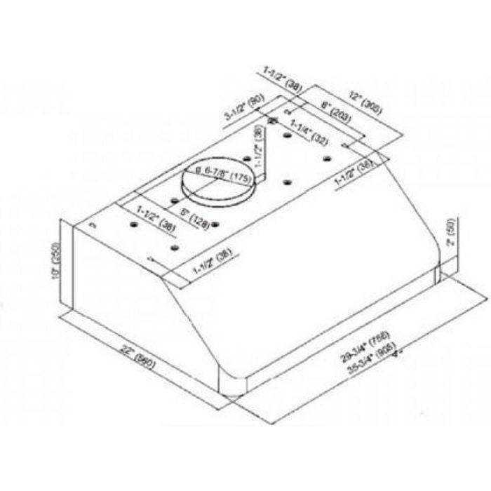 ZLINE 30 in. Under Cabinet Stainless Steel Range Hood 623-30