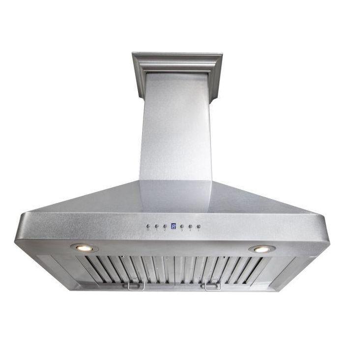 ZLINE 30 in. Wall Range Hood, DuraSnow® Finished, Stainless Steel, 8KF2S-30